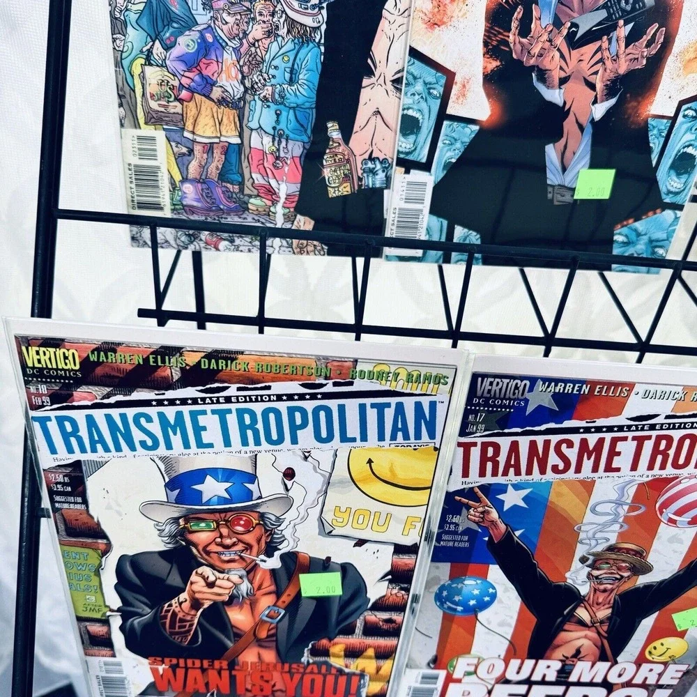 Transmetropolitan 13-19 23 Lot DC Key 1st Helix Spider Jerusalem 100 Bullets